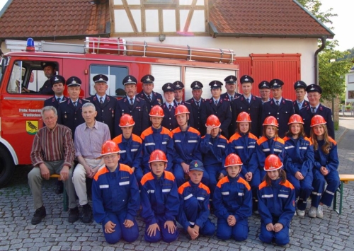 Feuerwehr Kranlucken mit Jugendfeuerwehr Kohlbachtal 2013